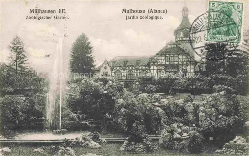 AK / Ansichtskarte MULHOUSE Muehlhausen 68 Alsace Jardin zoologique Zoologischer Garten
