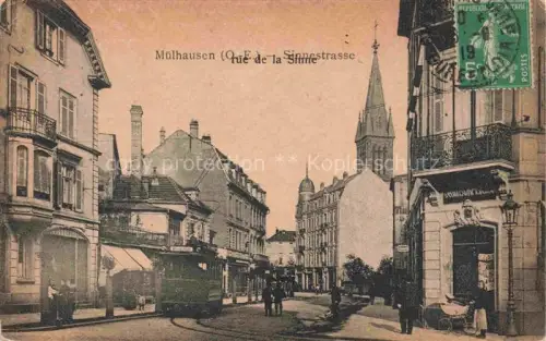 AK / Ansichtskarte MULHOUSE Muehlhausen 68 Alsace Rue de la Sinne Tram Sinnestrasse