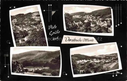 AK / Ansichtskarte Donsbach Dillenburg Hessen Teilansichten Panorama