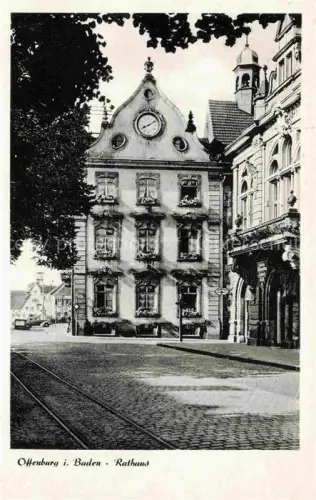 AK / Ansichtskarte OFFENBURG Offenbourg Rathaus