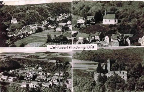 AK / Ansichtskarte Virneburg Mayen-Koblenz Rheinland-Pfalz Teilansichten Luftkurort Kapelle Burgruine