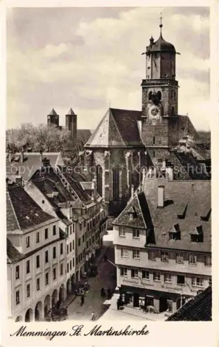 AK / Ansichtskarte Memmingen Bayern St Martinskirche