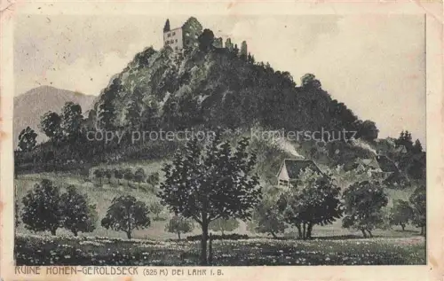 AK / Ansichtskarte LAHR Baden Ruine Hohen-Geroldseck