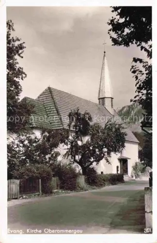 AK / Ansichtskarte OBERAMMERGAU Ev Kirche