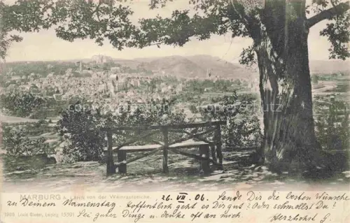 AK / Ansichtskarte MARBURG  LAHN Blick von der Weinrautseiche