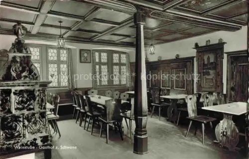 AK / Ansichtskarte Volkach Weinstube Gasthof zum Schwane