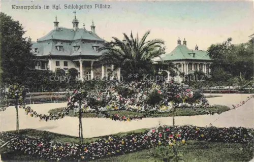 AK / Ansichtskarte Pillnitz Dresden Wasserpalais im Kgl Schlossgarten