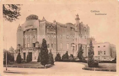 AK / Ansichtskarte COTTBUS Stadttheater Feldpost