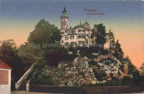 AK / Ansichtskarte Pleystein Neustadt Waldnaab Bayern Augustinerkirche