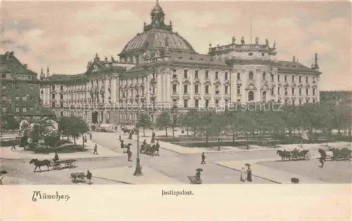 AK / Ansichtskarte MueNCHEN  Bayern Justizpalast