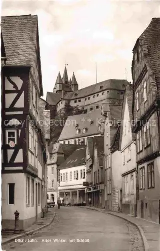 AK / Ansichtskarte Diez Lahn Alter Winkel mit Schloss
