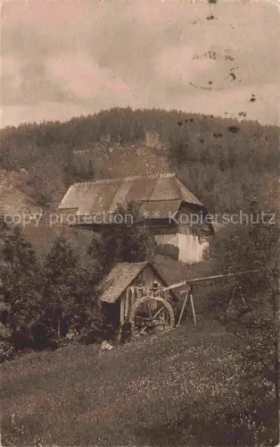 AK / Ansichtskarte Niedergiess Hornberg Schwarzwald Muehle im Schwarzwald