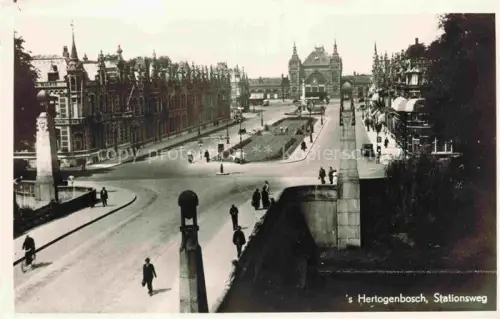 AK / Ansichtskarte S-HERTOGENBOSCH Herzogenbusch NL Stationsweg