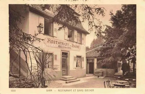 AK / Ansichtskarte Barr Selestat-Erstein 67 Bas-Rhin Restaurant et Bains Baecher