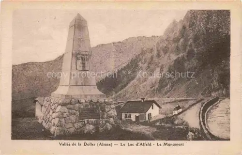 AK / Ansichtskarte Alfeld la Ville Sewen 68 Haut-Rhin Vallée de la Doller Lac d'Alfeld Monument