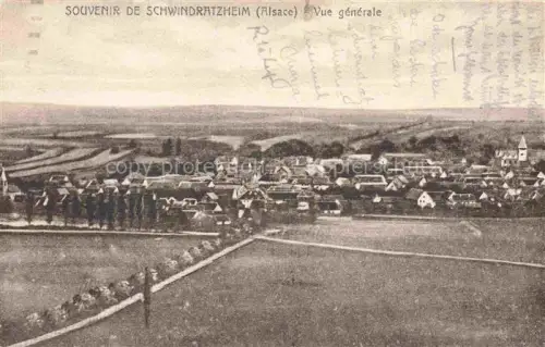 AK / Ansichtskarte Schwindratzheim Bas Rhin Elsass Vue générale