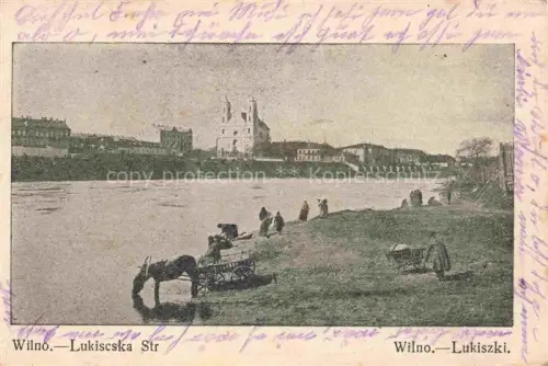 AK / Ansichtskarte Wilno VILNIUS Wilna Lithuania Lukiscska Str