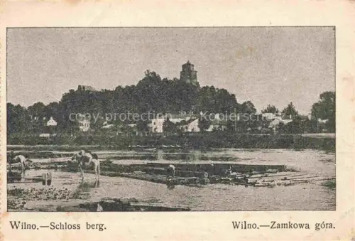 AK / Ansichtskarte Wilno VILNIUS Wilna Lithuania Schlossberg Zamkowa góra