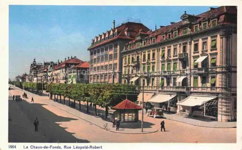 AK / Ansichtskarte LA CHAUX-DE-FONDS NE Rue Léopold-Robert