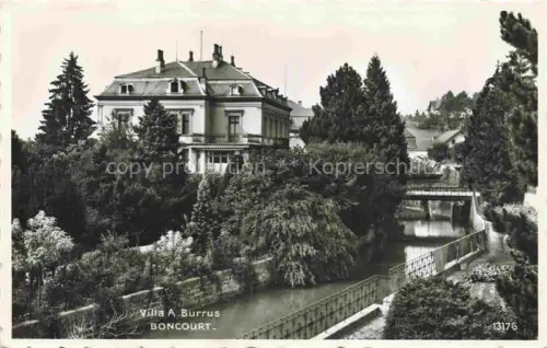 AK / Ansichtskarte Boncourt  Dellle Porrentruy JU Villa A. Burrus