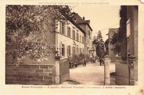 AK / Ansichtskarte Illzach  MULHOUSE 68 Haut-Rhin Institution des Aveugles Entrée Principale
