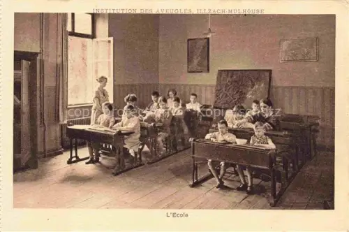 AK / Ansichtskarte Illzach  MULHOUSE 68 Haut-Rhin Institution des Aveugles Ecole