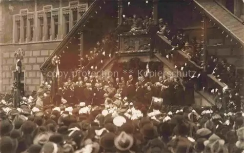 AK / Ansichtskarte MULHOUSE Muehlhausen 68 Alsace Empfang General Hirschauer November 1918