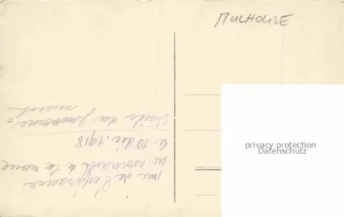 AK / Ansichtskarte MULHOUSE Muehlhausen 68 Alsace Rue de l'Espérance en revenant de la Revue 10 Décembre 1918