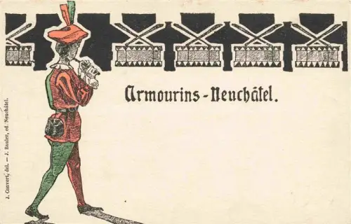 AK / Ansichtskarte Neuchatel NE Armourins Kuenstlerkarte