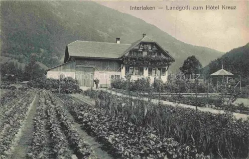 AK / Ansichtskarte INTERLAKEN BE Landguetli zum Hotel Kreuz