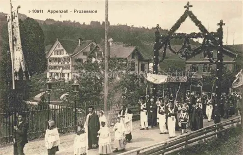 AK / Ansichtskarte Appenzell-Stadt IR Prozession