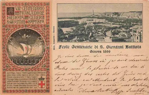 AK / Ansichtskarte GENOVA Genua Liguria IT Feste di S. Giovanni Battista