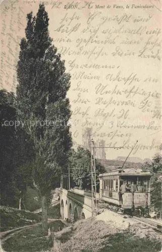 AK / Ansichtskarte LAON 02 Aisne Mont de Vaux Funiculaire