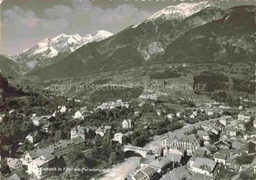 AK / Ansichtskarte Landeck  Tirol AT Fliegeraufnahme mit Parseierspitze