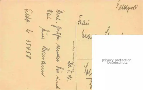 AK / Ansichtskarte Emptinne Namur Belgie Eglise Vue interieur Feldpost