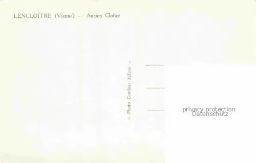 AK / Ansichtskarte Lencloitre Chatellerault 86 Vienne Kloster