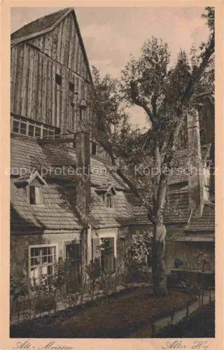 AK / Ansichtskarte MEIssEN Elbe Sachsen Alter Hof