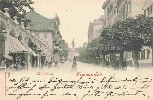 AK / Ansichtskarte Franzensbad Boehmen FRANTISKOVY LAZNE CZ Hirschstrasse