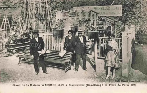 AK / Ansichtskarte PARIS 75 Foire de Paris 1929 Stand de la Maison Wassmer Bischwiller Bas-Rhin