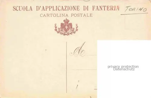 AK / Ansichtskarte TORINO Turin IT Scuola d'Applicazione di Fanteria Litho