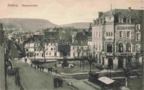 AK / Ansichtskarte Zabern Saverne Alsace 67 Bas-Rhin Hauptstrasse Restauration