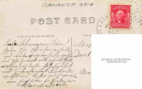 AK / Ansichtskarte Clarington Ohio USA Winterpanorama