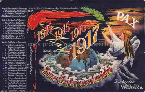 AK / Ansichtskarte Sarajewo SARAJEVO Bosnia-Herzegovina Neujahrskarte Kuenstlerkarte