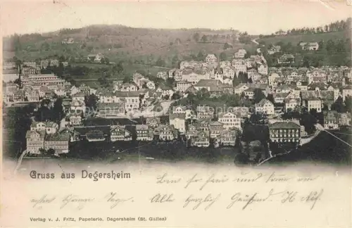 AK / Ansichtskarte Degersheim  Toggenburg SG Stadtpanorama