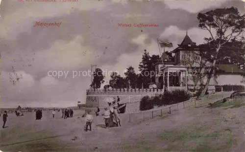 AK / Ansichtskarte Majorenhof Majori Jurmala Marienbade Riga Latvia Watzes Coffepavillon