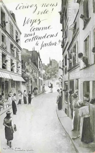 AK / Ansichtskarte LAUSANNE VD im Stadtzentrum Kuenstlerkarte Militaerpost