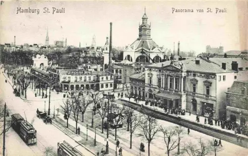 AK / Ansichtskarte St Pauli Hamburg Panorama