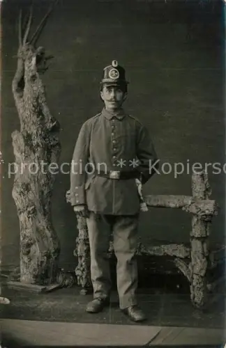 AK / Ansichtskarte WK1 Militaria Deutschland Meppen Landsturm Fotostudio Portrait