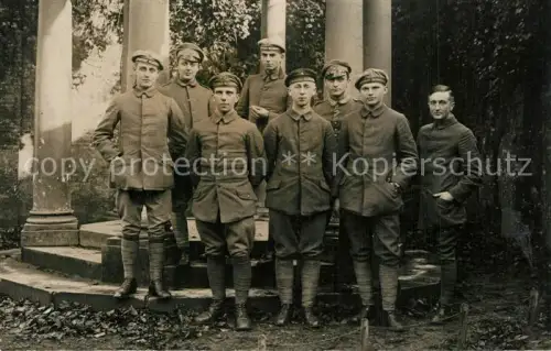 AK / Ansichtskarte WK1 Militaria Deutschland Marine Bruegge Bruges Gruppenfoto