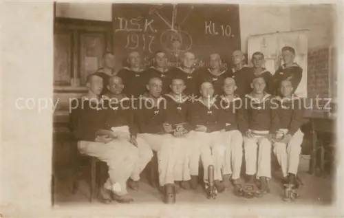 AK / Ansichtskarte WK1 Militaria Deutschland Marine Gruppenfoto DSK 